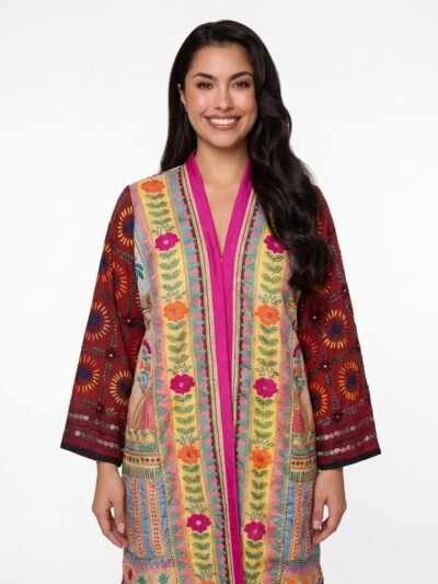 Embroidered Bohemian Cardigan