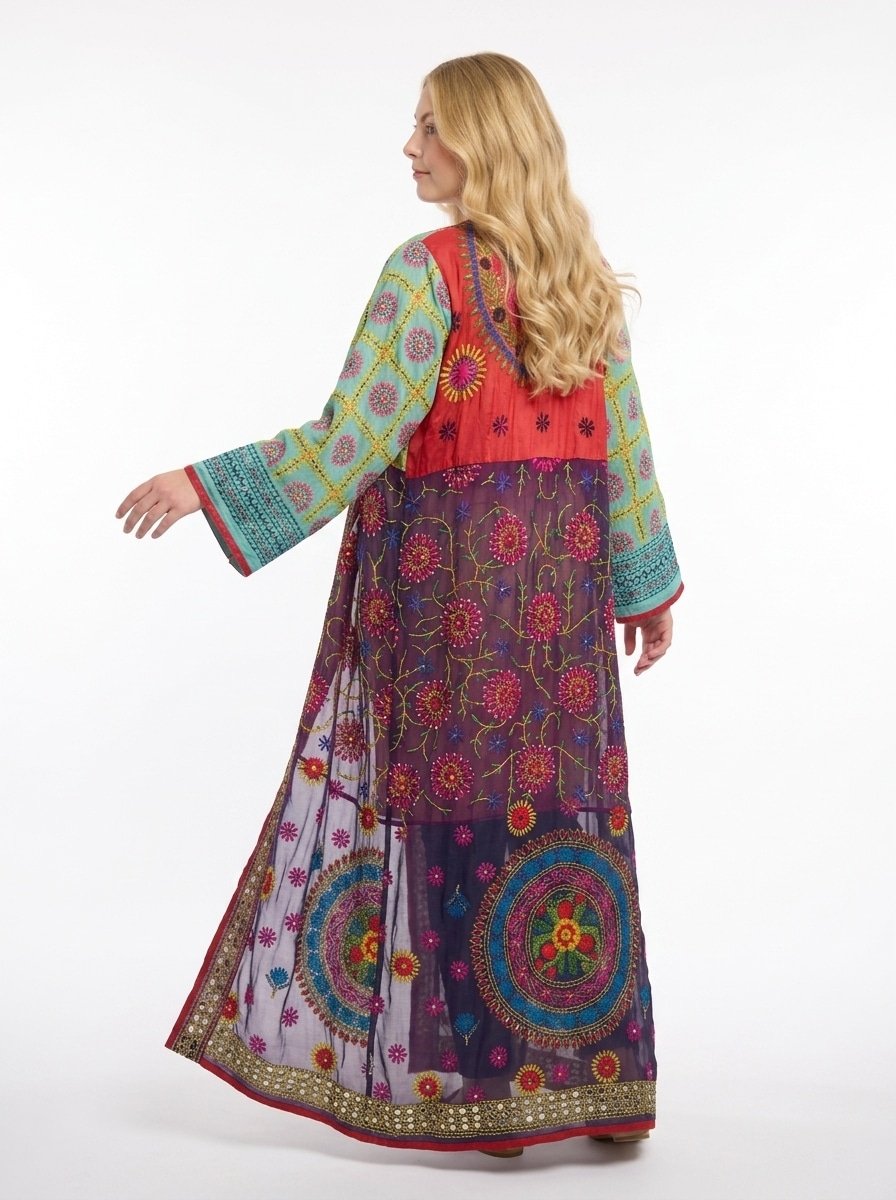 Ethnic Boho Cardigan - Hand Embroidered - Image 4