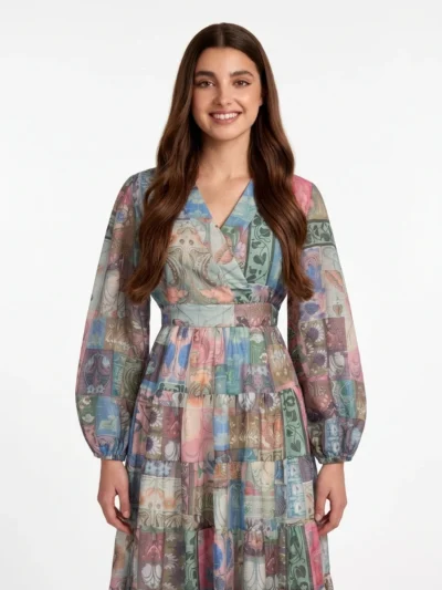 Printed Maxi Dress - Horizon