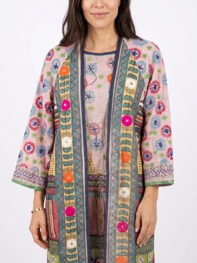 Boho Embroidered Cardigan – BloomEcho