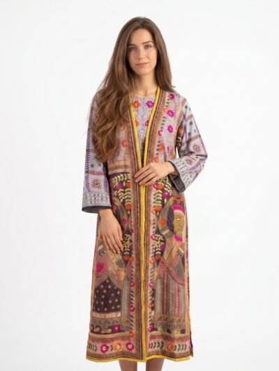 Multicolor Embroidered Cardigan - Nomadé
