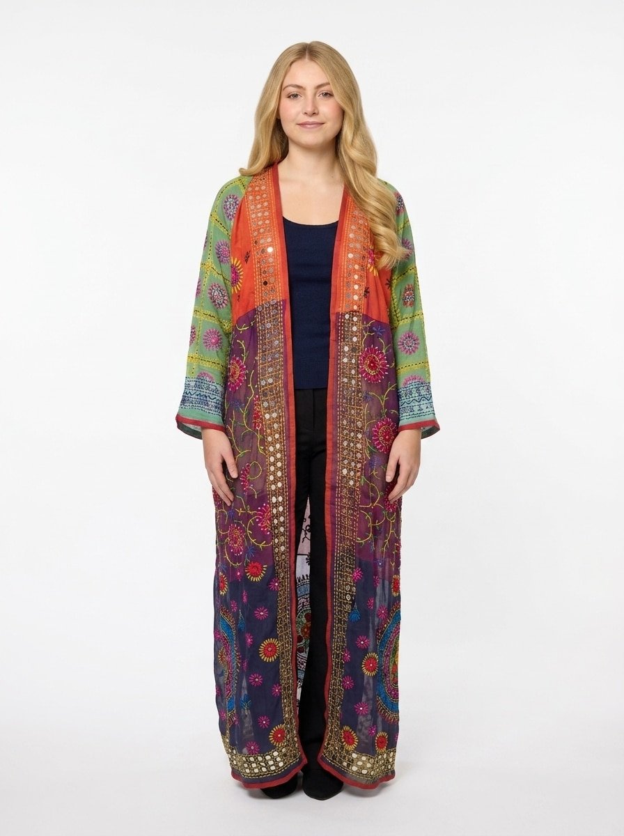 Ethnic Boho Cardigan - Hand Embroidered - Image 5