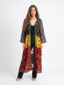 Embroidered Chiffon Cardigan - Nomad